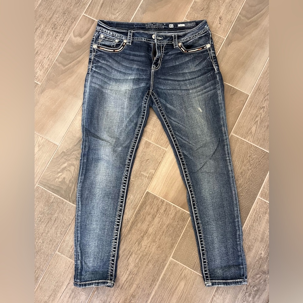 Miss Me Dark Blue Skinny Jeans